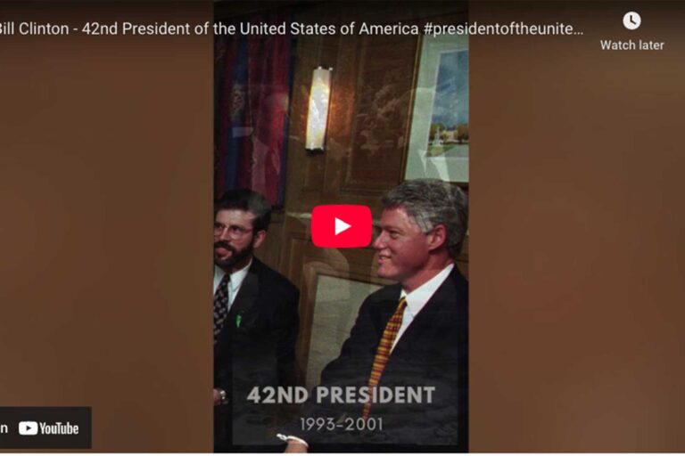 [VIDEO] Bill Clinton - 42nd President of the United States of America